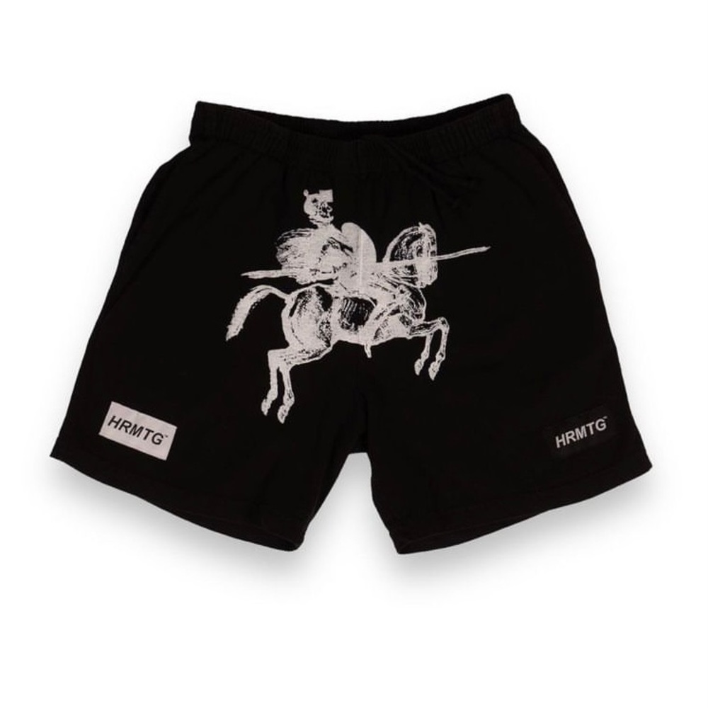 HRMTG x Jack B Wiese Don Quixote knight shorts black XL
